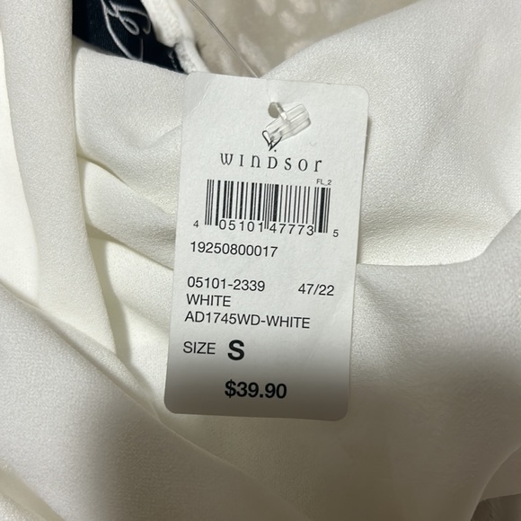 WINDSOR white dress - Picture 3 of 3